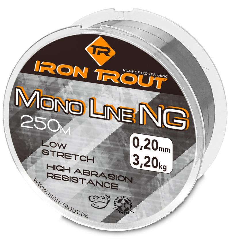 IRON TROUT Mono NG 250m Grey Transparent