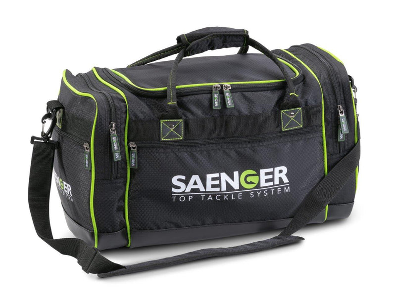 SAENGER Sportsbag Schwarz/Neongrün 50x25x28cm