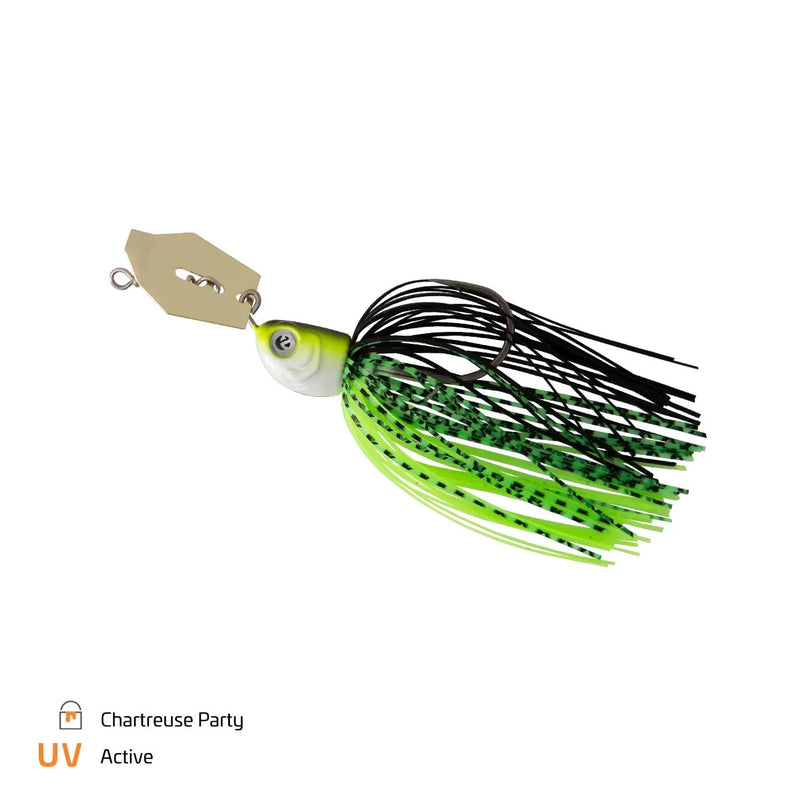 Zeck Bladed Jig Chartreuse Party -