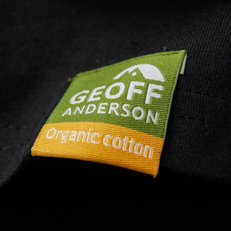 Geoff Anderson Organic T-Shirt mit Logo  - Schwarz