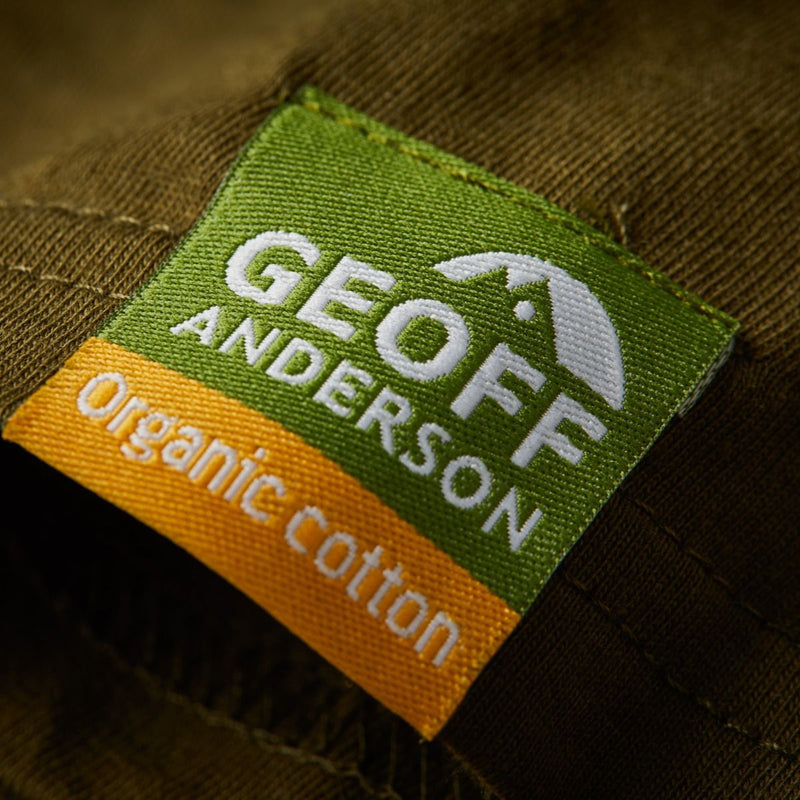 Geoff Anderson Organic T-Shirt mit Logo  - Grün