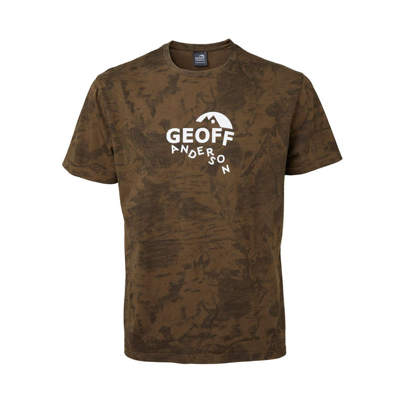 Geoff Anderson Organic T-Shirt weißes Logo - Grün/Leaf