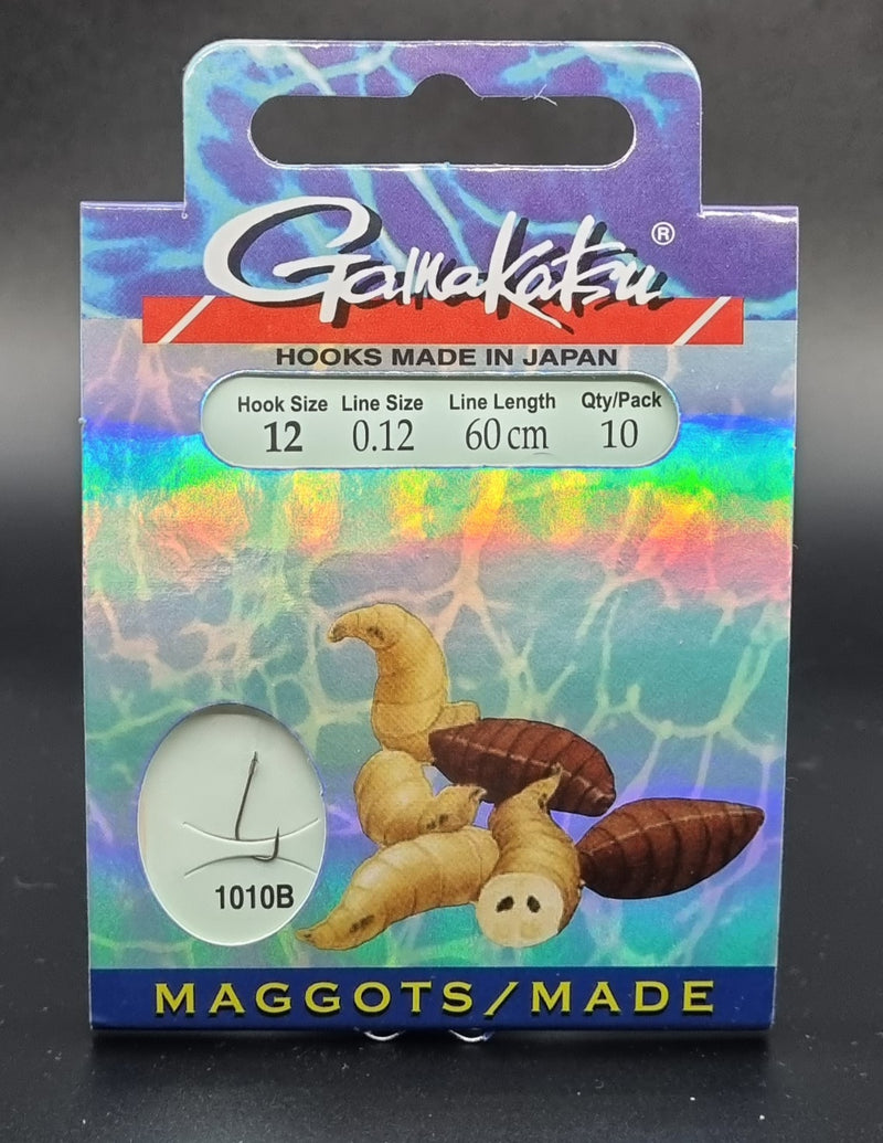 Gamakatsu Vorfachhaken 1010B Maggots / Made 60cm