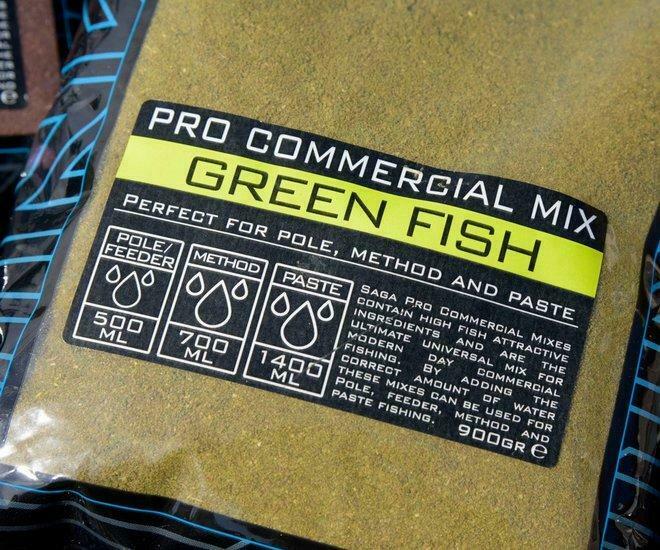SAGA Pro Commercial Mix Green Fish 900g - Grundfutter