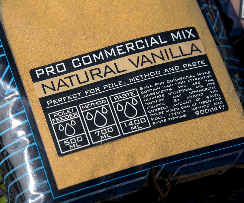 SAGA Pro Commercial Mix Natural Vanilla 900g - Grundfutter