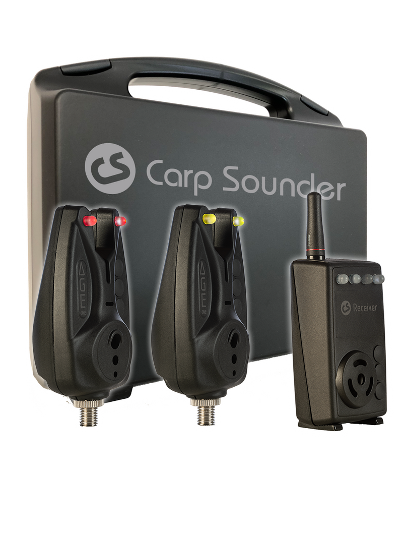 Carpsounder AGEone Funkset 2+1 / Digitale Funkbissanzeiger-System
