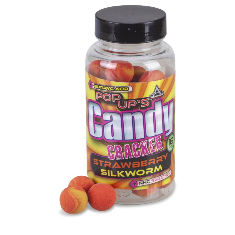 Anaconda Candy Cracker Pop Up - Strawberry Silkworm - 9mm