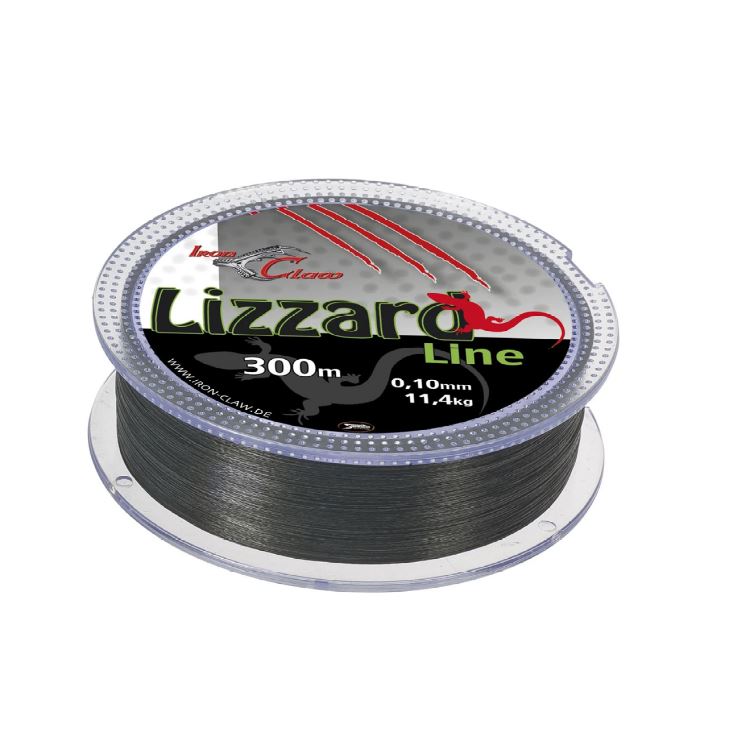 Iron Claw Lizzard Line geflochtene Schnur grau 300m *Tip*
