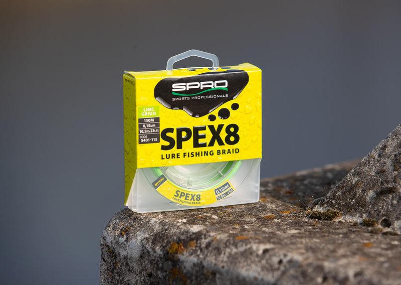 Spro SPEX8 | Lime Green | geflochtene Schnur | 150m