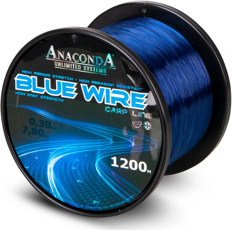 Anaconda Blue Wire dark blue 1200m/ Karpfenschnur