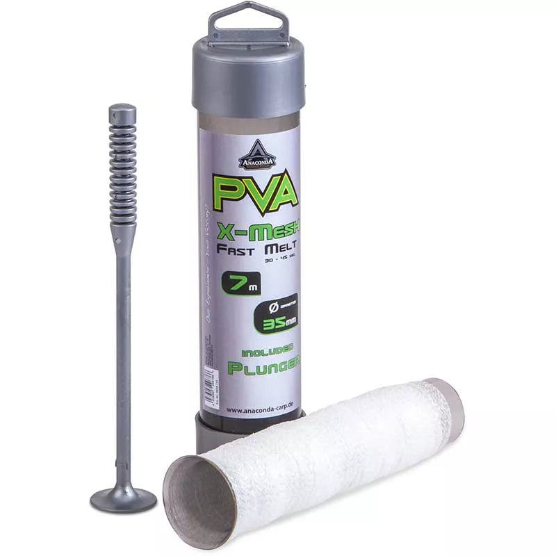 Anaconda Fast Melt PVA X-Mesh Funnel + Plunger System |  7m | 35mm