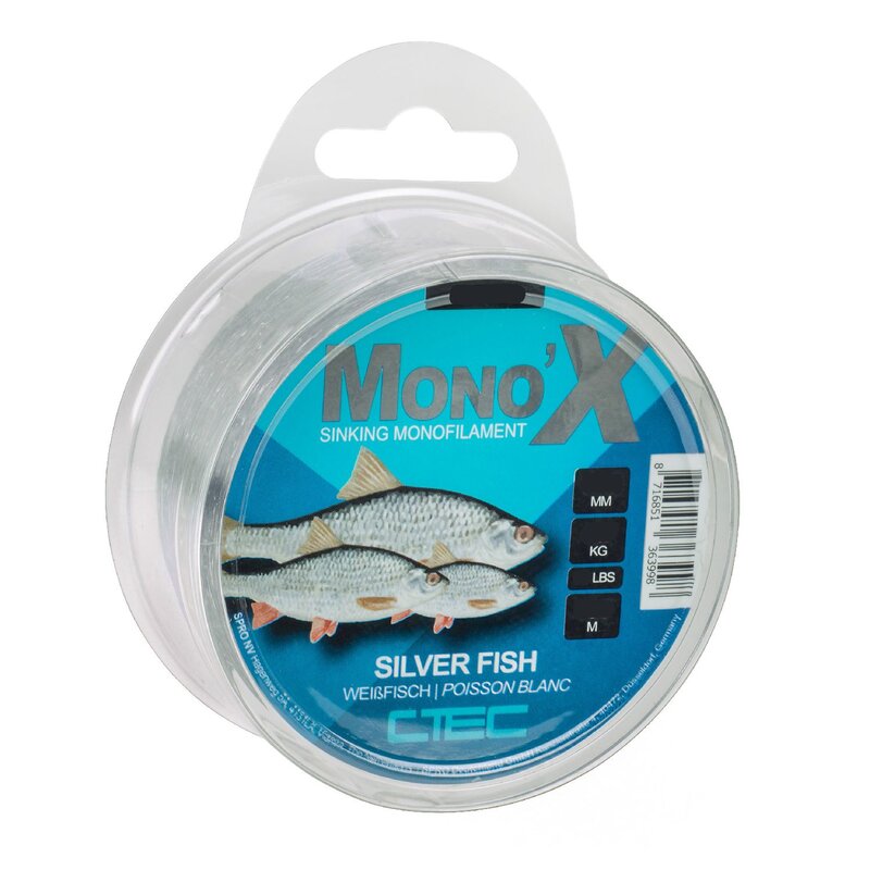 Spro C-TEC Mono X Silverfish 500m / monofile Schnur