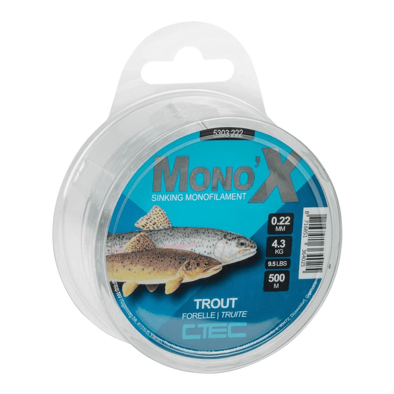 Spro C-TEC Mono X Trout 500m / monofile Forellenschnur