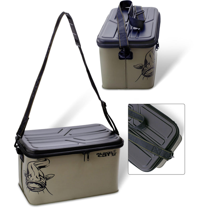 Black Cat Flex Box Carrier / Tackle Container / Tasche