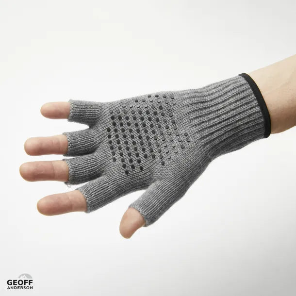 Geoff Anderson WizWool Corespun Fingerless Glove / Handschuhe Fingerlos - Grau
