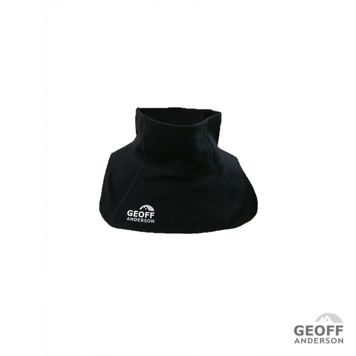Geoff Anderson Merino Fleece Neckgaitor W.O.L. - Schwarz / Hals-, Rücken- und Brustschutz mit Merinowolle