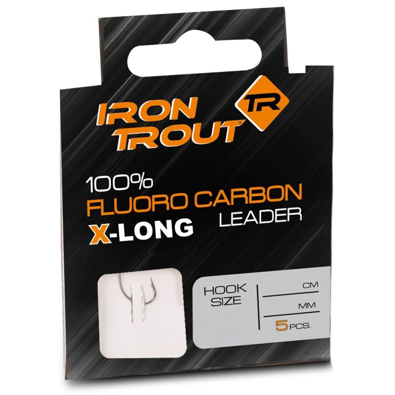 IRON TROUT X-long FC Leader 130T / Vorfachhaken