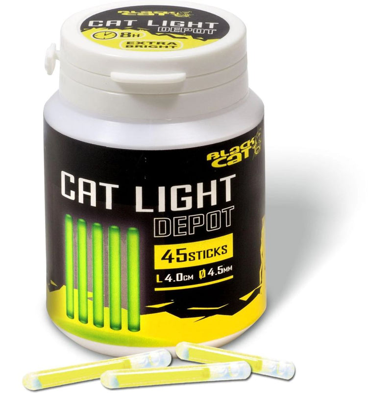 Black Cat Light Depot Knicklichter gelb / 45 Stück