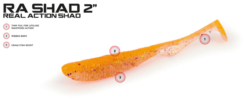 Molix RA Shad - Real Action Gummifisch 5cm Mixed Packs