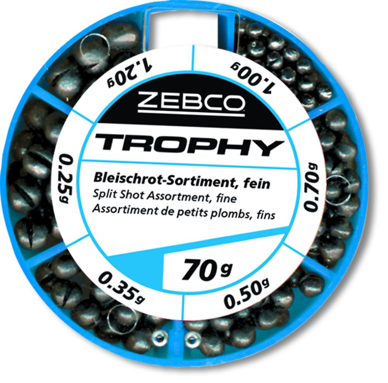 Zebco Trophy Bleischrot Sortiment Fein - 70g