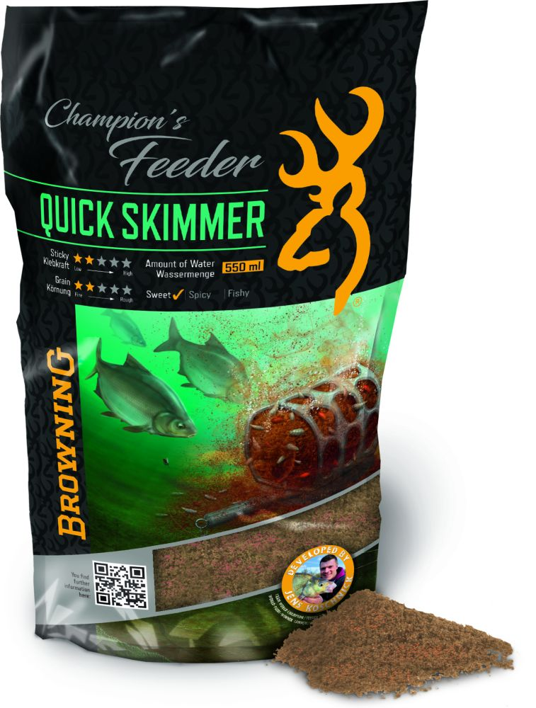 Browning Champion's Feeder Mix Quick Skimmer 1 KG / Grundfutter