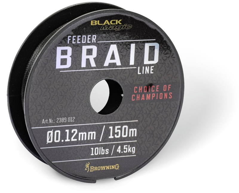 Browning Black Magic Feeder Braid Ø 0,12mm 152m 4,5Kg / geflochtene Angelschnur