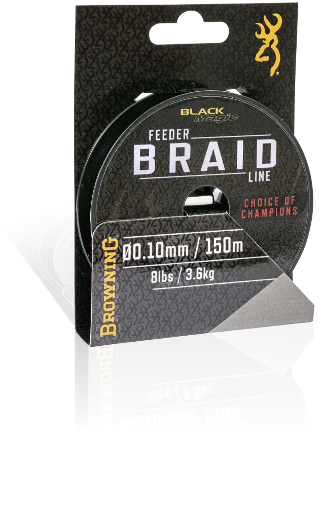 Browning Black Magic Feeder Braid Ø 0,10mm 151m 3,6Kg / geflochtene Angelschnur