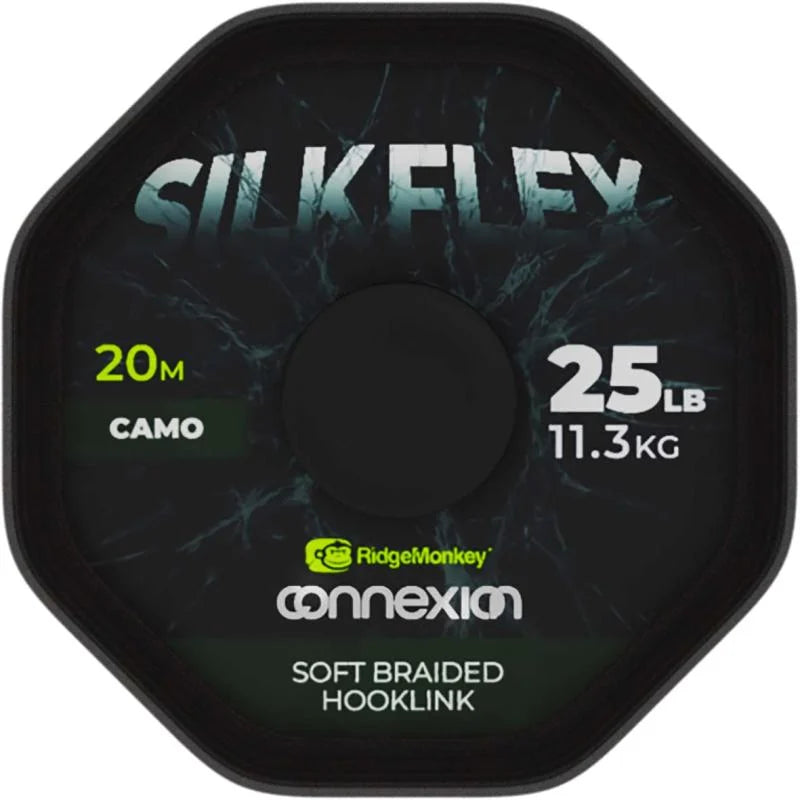 RidgeMonkey Connexion - SilkFlex Softbraid Hookling / Karpfenvorfachmaterial