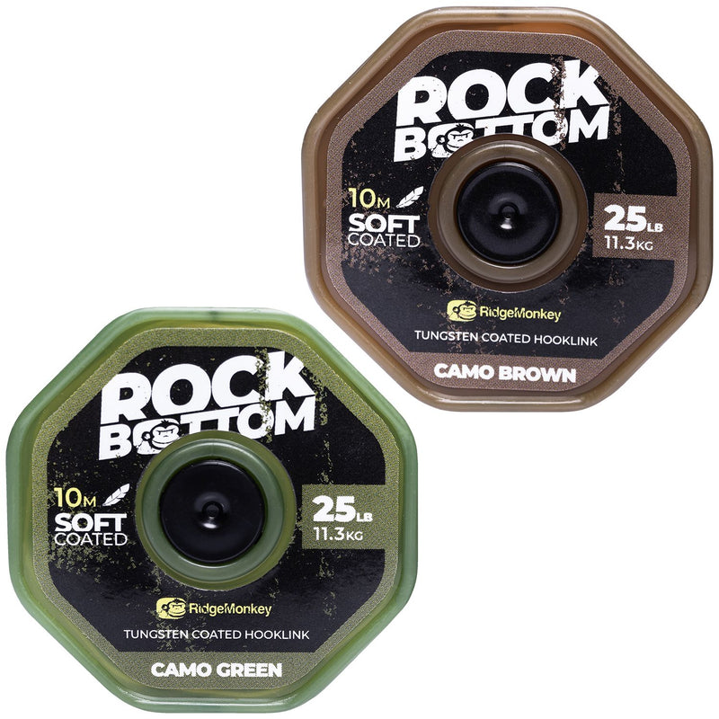 RidgeMonkey Rock Bottom Hooklink - Soft Coated