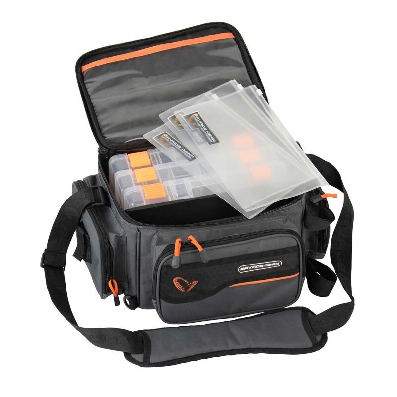 SAVAGE GEAR System Box Bag & PP Bags Bag 3Boxes 12,3L (Größe M - 20x40x29cm)