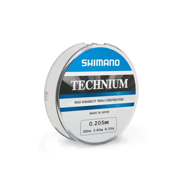 Shimano Technium 200m Monofile Schnur / 0,205mm 3,80kg
