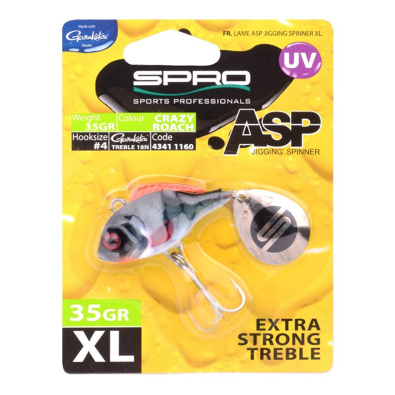 Spro ASP Spinner XL UV Crazy Roach