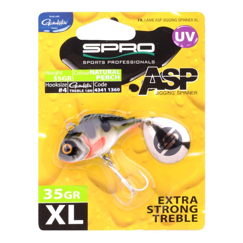 Spro ASP Spinner XL UV Natural Perch
