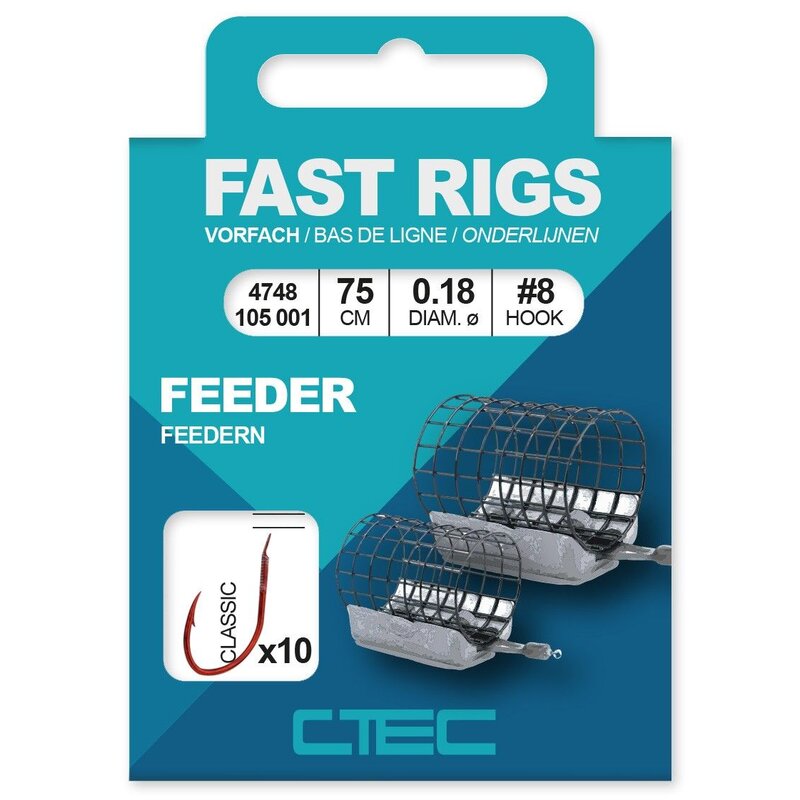 C-Tec Fast Rigs - Classic Feeder / Vorfachhaken