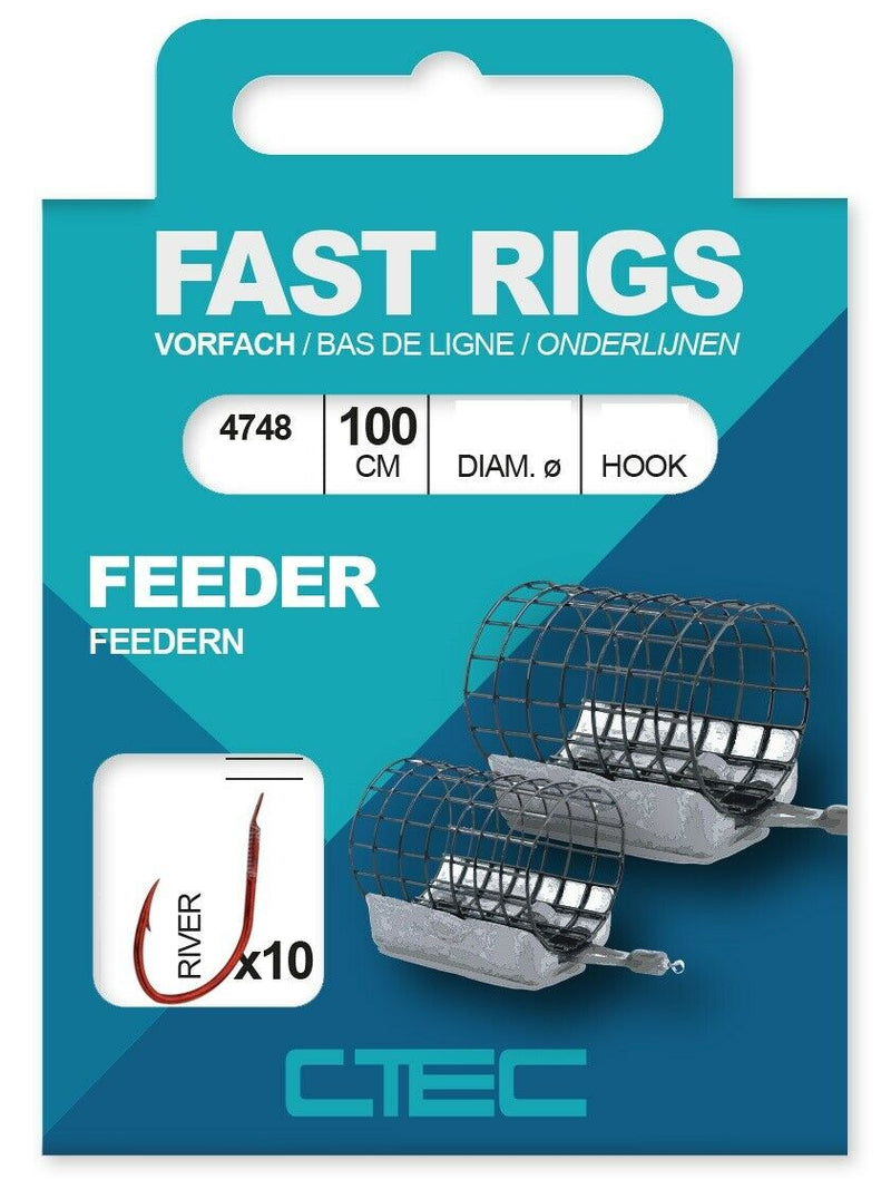 C-Tec Fast Rigs - River Feeder / Vorfachhaken