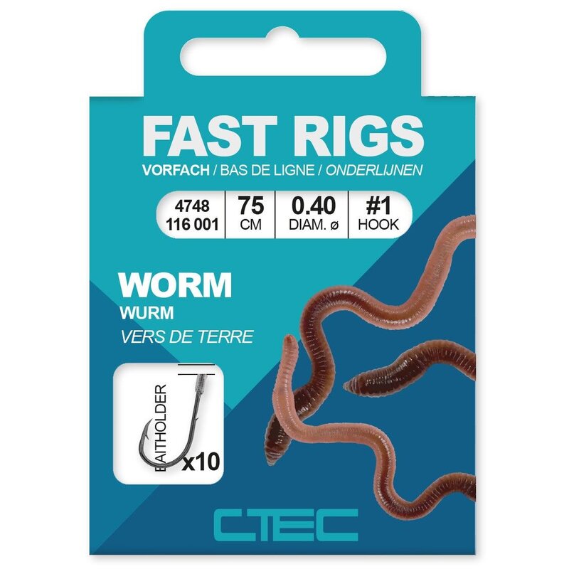 C-Tec Fast Rig - Worm Baitholder / Vorfachhaken