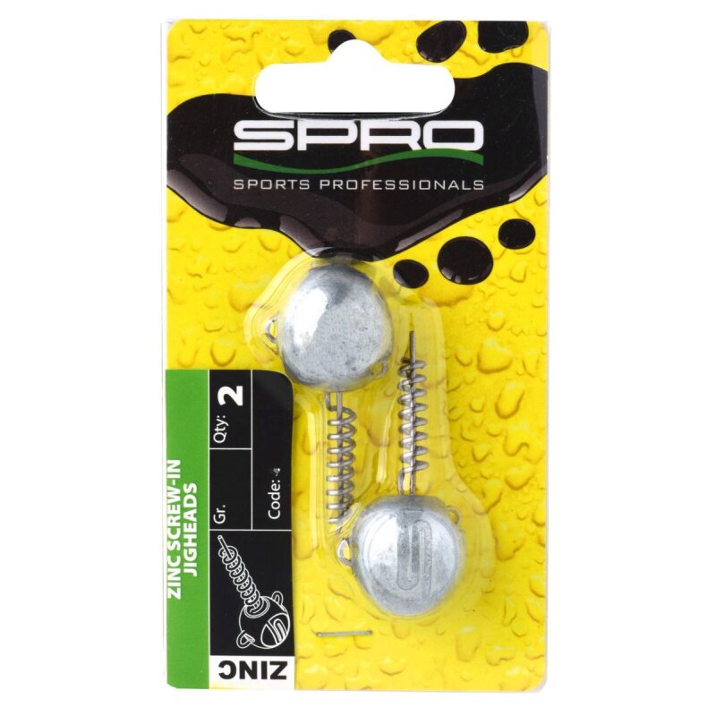 SPRO Zinc Screw-In Jigheads