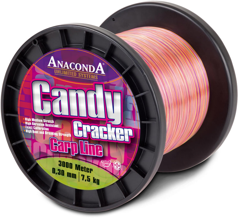 Anaconda Candy Cracker Line 1200m / Monofile & Fluorocarbon Schnur / Karpfenschnur