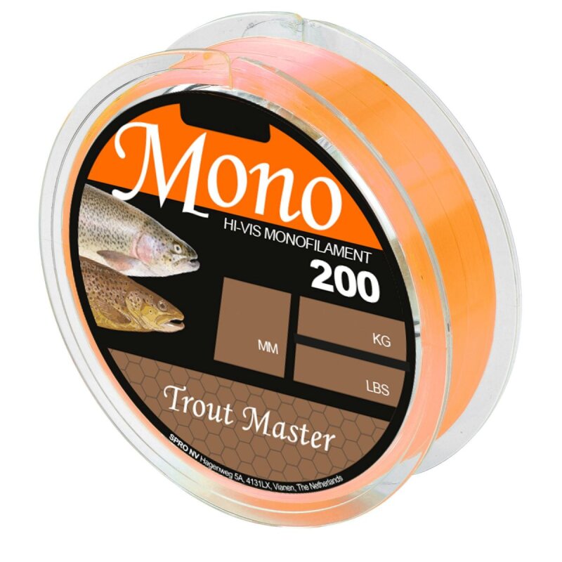 Spro Trout Master Hi-Vis Mono - Orange