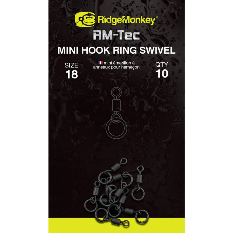 RidgeMonkey Mini Hook Ring Swivel